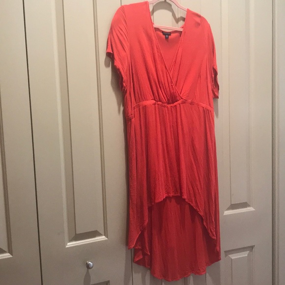 EUC Torrid Orange Gauze Babydoll Tunic Size 2 - Picture 5 of 7